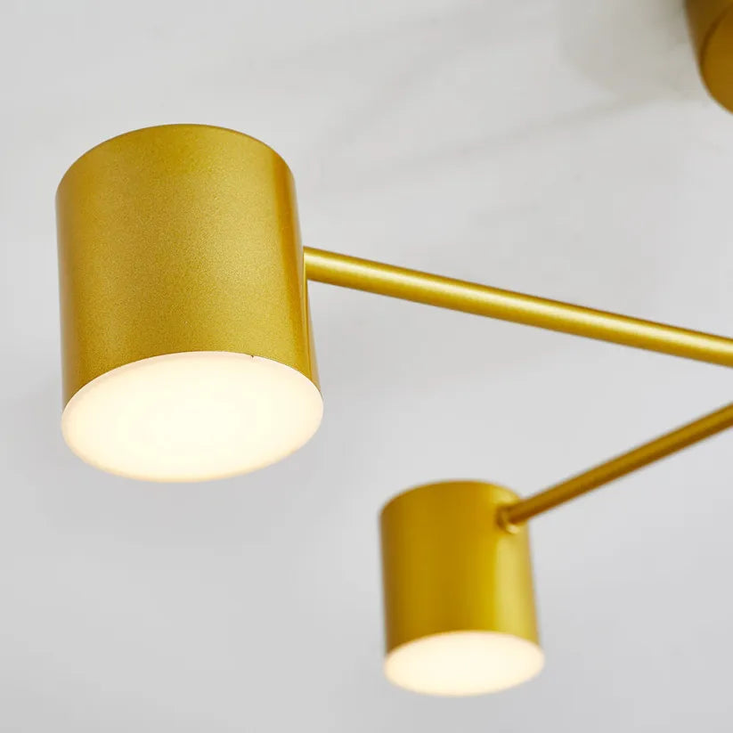 Nowoczesny sufitowy z 6 ruchomymi diodami LED – wszechstronne oświetlenie i elegancki design 