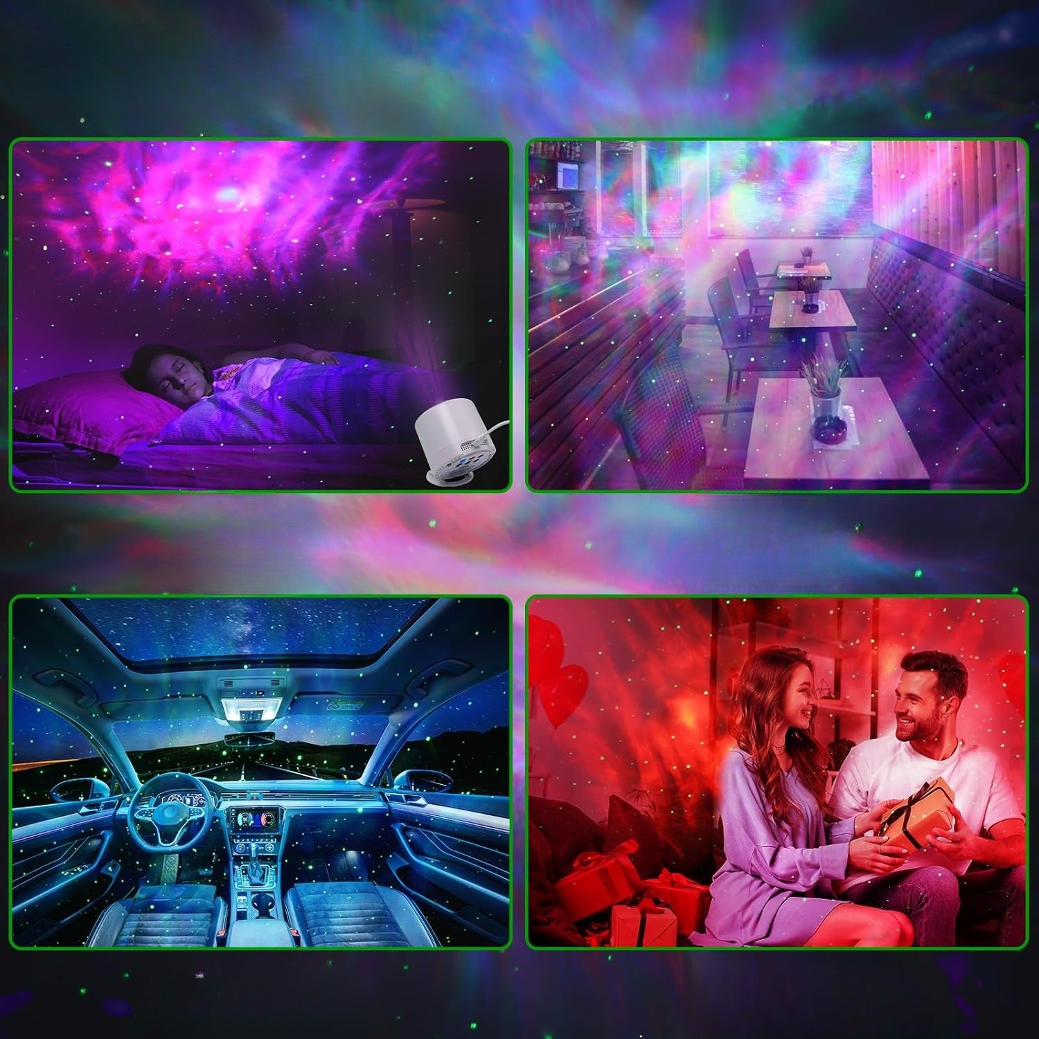 LED projektor – Relaxáló Galaxis Hangulat 