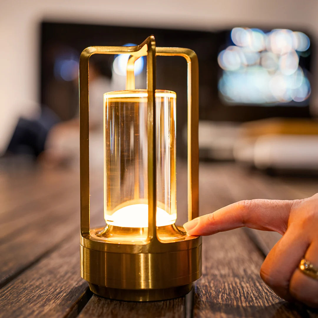 Lampada da Tavolo Ricaricabile – Luce Diffusa e Stile Senza Tempo 