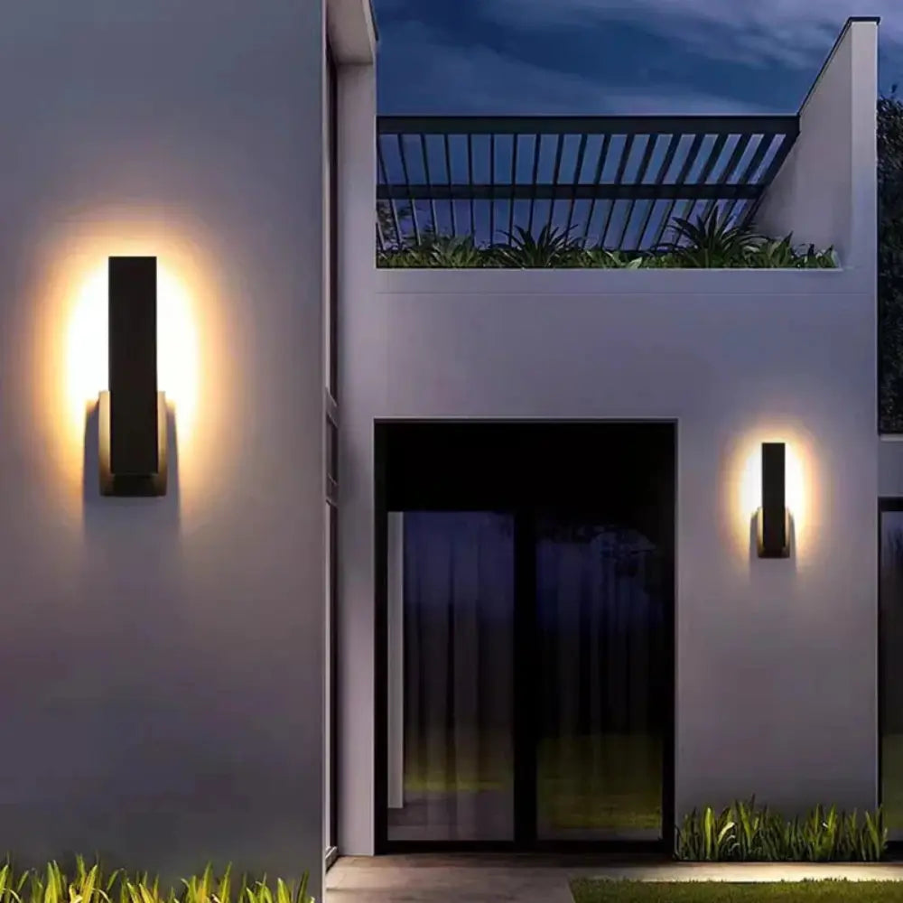 IP65-bestandig utendørs vegglampe - Soliditet og modernitet