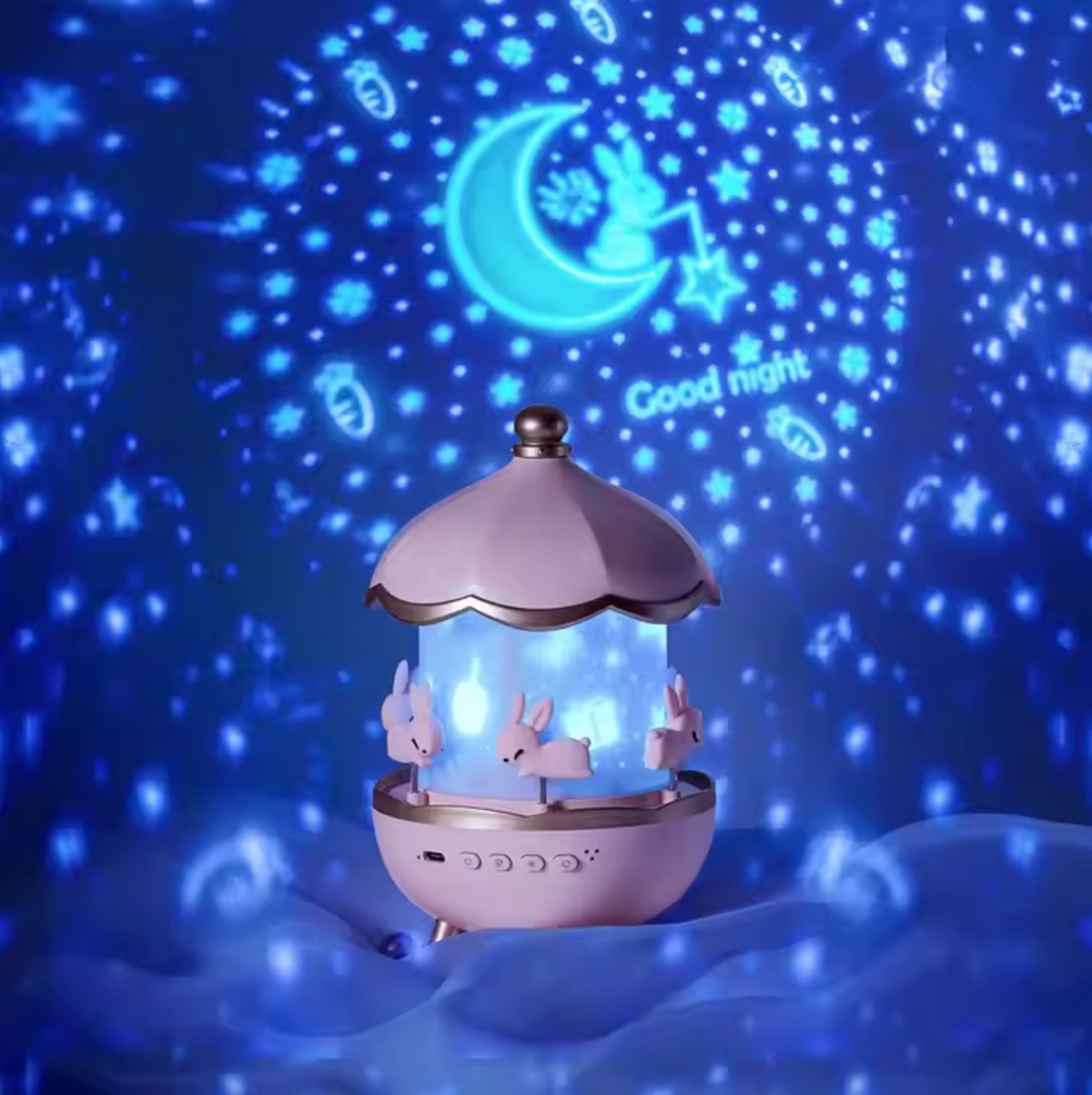 Luz Nocturna Proyector — Cielo Estrellado En Luz 