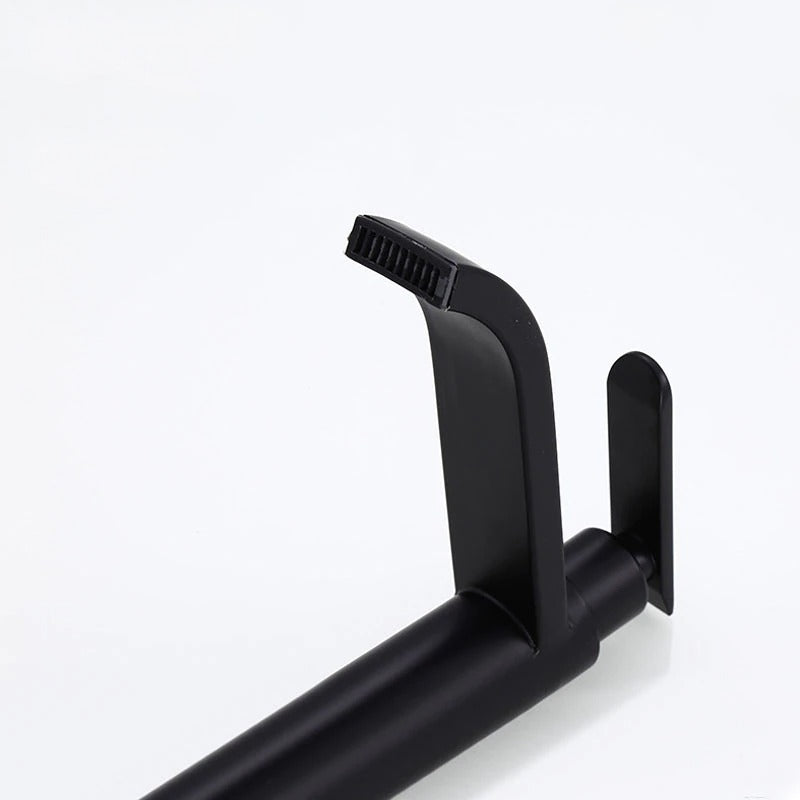 Hochstehender Waschtischarmatur – Elegante matte schwarze Ausführung 