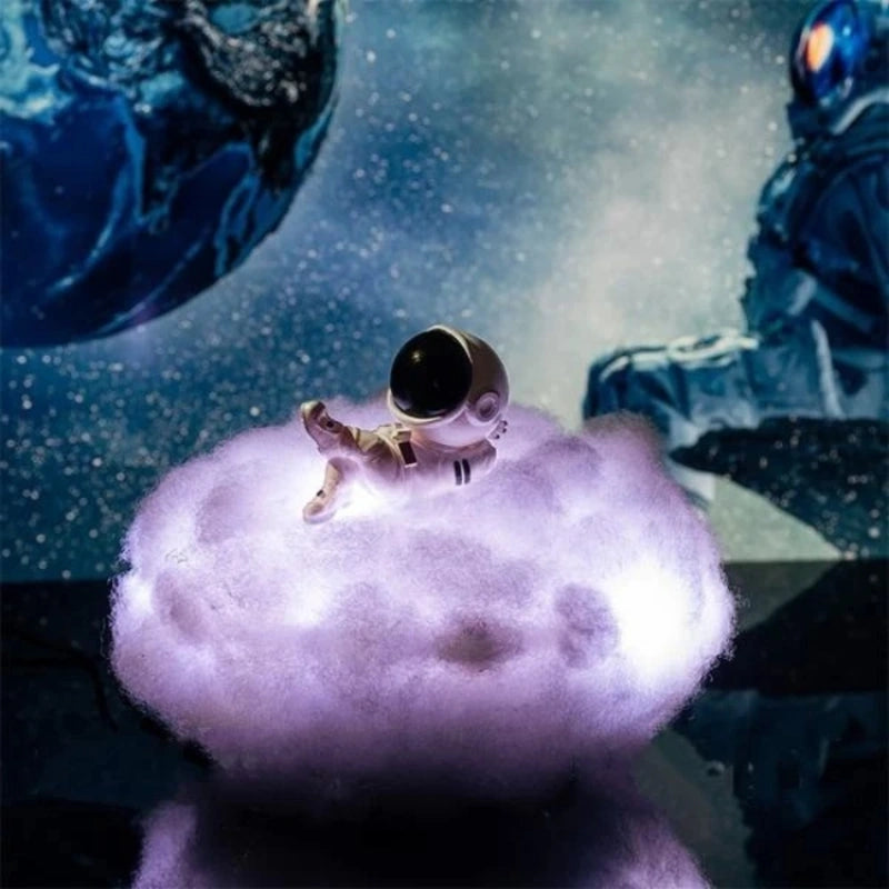 Lampe Décorative Nuage Astronaute – Évasion Lumineuse Et Magique