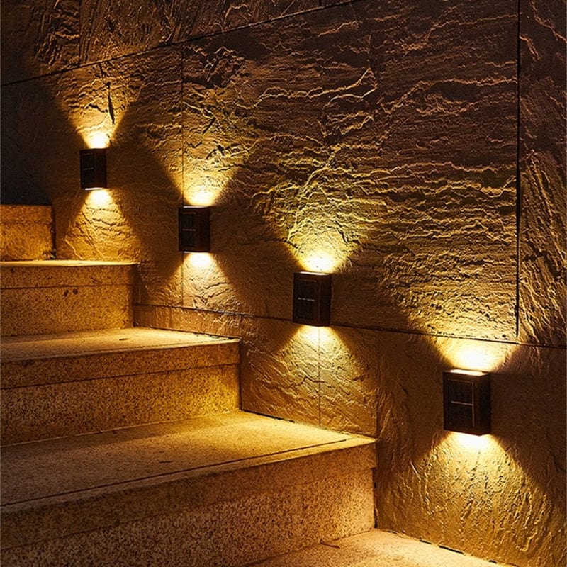 Aplique de Pared Solar – Iluminación Automática para Exteriores 