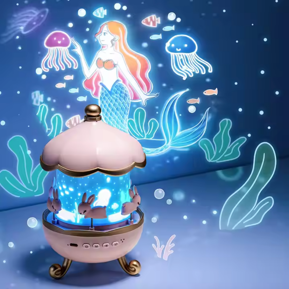 Luz Nocturna Proyector — Cielo Estrellado En Luz 