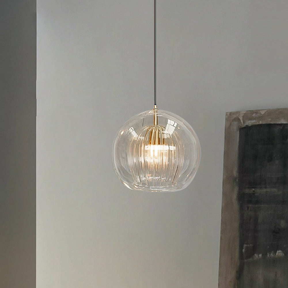 Elegant och Varm Glas Hänglampa – Stil och Finess 